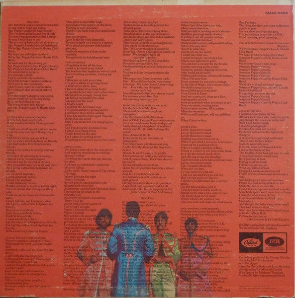 The Beatles : Sgt. Pepper's Lonely Hearts Club Band (LP, Album, Jac)
