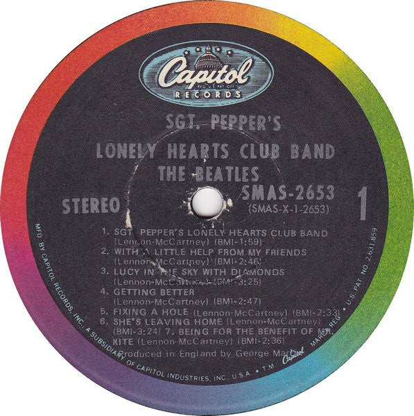 The Beatles : Sgt. Pepper's Lonely Hearts Club Band (LP, Album, Jac)