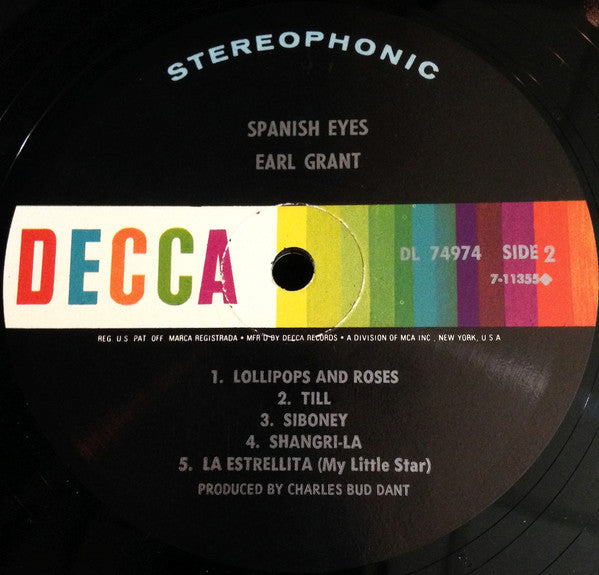 Earl Grant : Spanish Eyes (LP)
