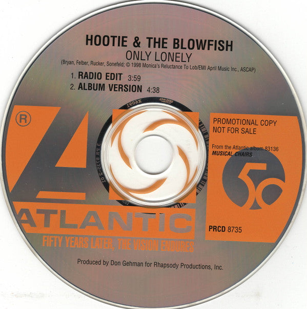 Hootie & The Blowfish : Only Lonely (CD, Promo)