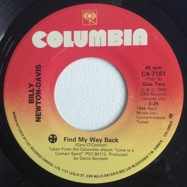 Billy Newton Davis : Right Beside You (7", Single)
