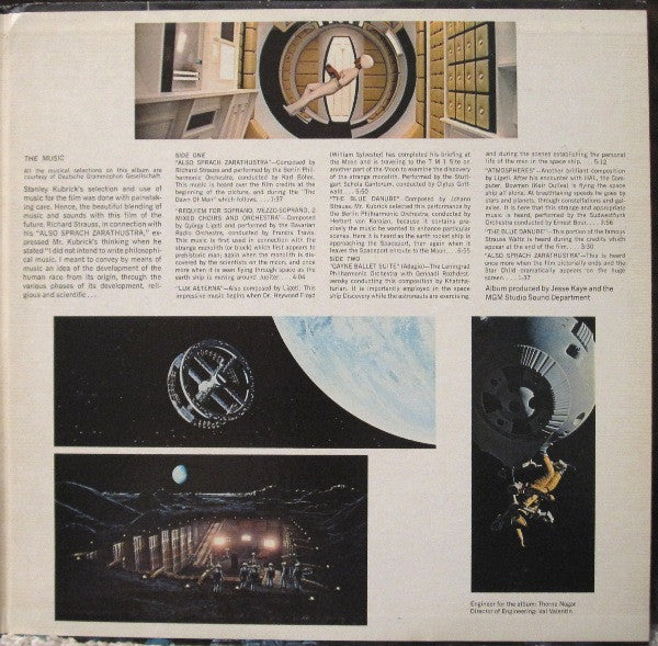 Various : 2001: A Space Odyssey (Music From The Motion Picture Sound Track) (LP, Album, RE, RP, She)