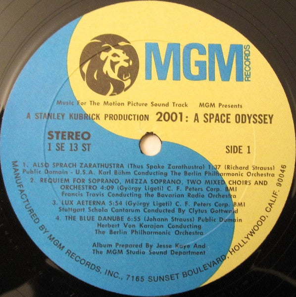 Various : 2001: A Space Odyssey (Music From The Motion Picture Sound Track) (LP, Album, RE, RP, She)