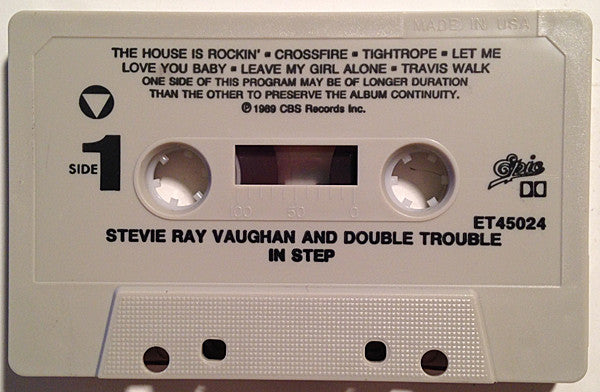 Stevie Ray Vaughan & Double Trouble : In Step (Cass, Album, Dol)