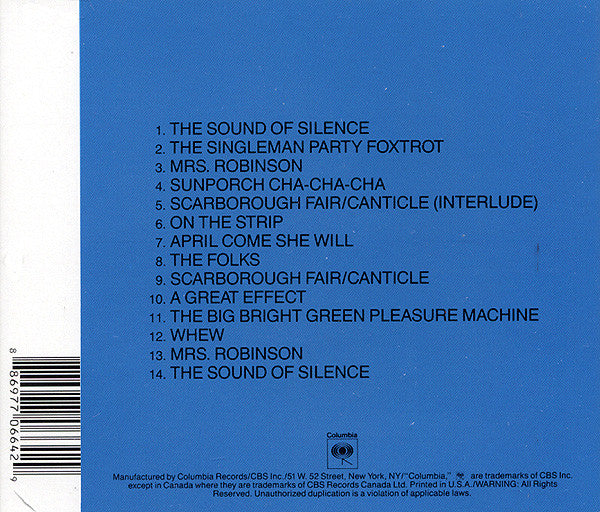 Various : The Graduate (Original Soundtrack) (CD, Album, RE, RM)