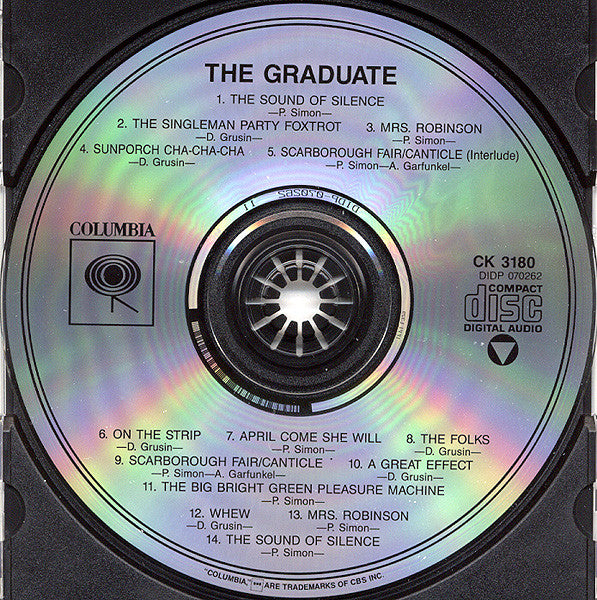 Various : The Graduate (Original Soundtrack) (CD, Album, RE, RM)