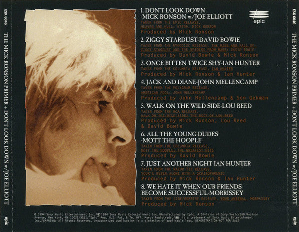 Mick Ronson : The Mick Ronson Primer  (CD, Comp, Promo)