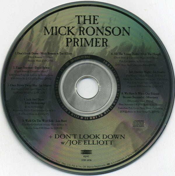 Mick Ronson : The Mick Ronson Primer  (CD, Comp, Promo)