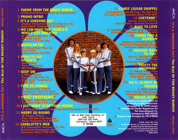 The Brady Bunch : It's A Sunshine Day - The Best Of The Brady Bunch (CD, Comp, Club, RM)