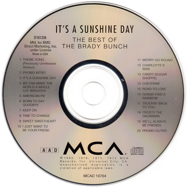 The Brady Bunch : It's A Sunshine Day - The Best Of The Brady Bunch (CD, Comp, Club, RM)