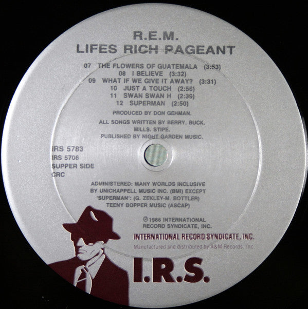 R.E.M. : Lifes Rich Pageant (LP, Album, Club, CRC)