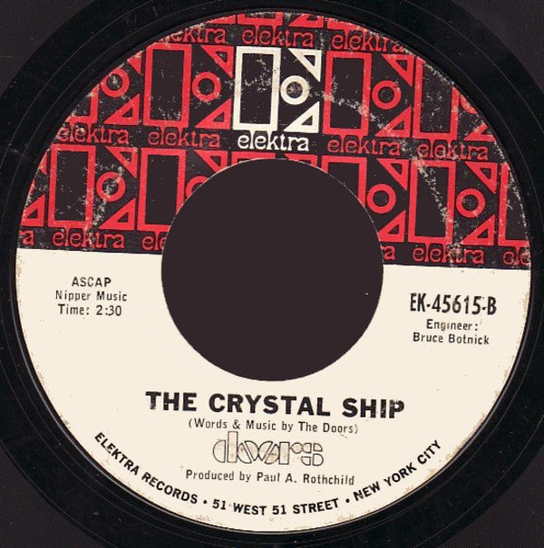 The Doors : Light My Fire (7", Single, Styrene, Ter)