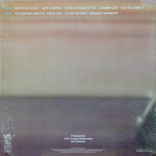John Cougar* : American Fool (LP, Album, 18 )