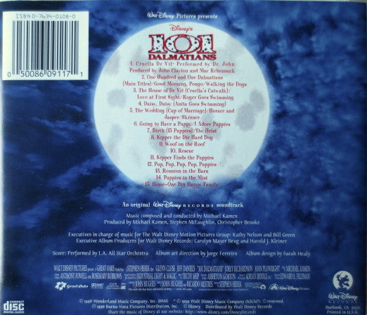 Michael Kamen : 101 Dalmatians (CD, Album)