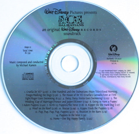 Michael Kamen : 101 Dalmatians (CD, Album)