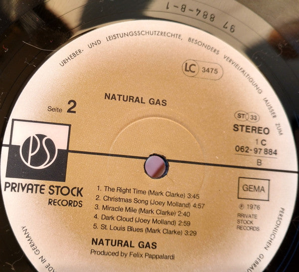 Natural Gas : Natural Gas (LP, Album)