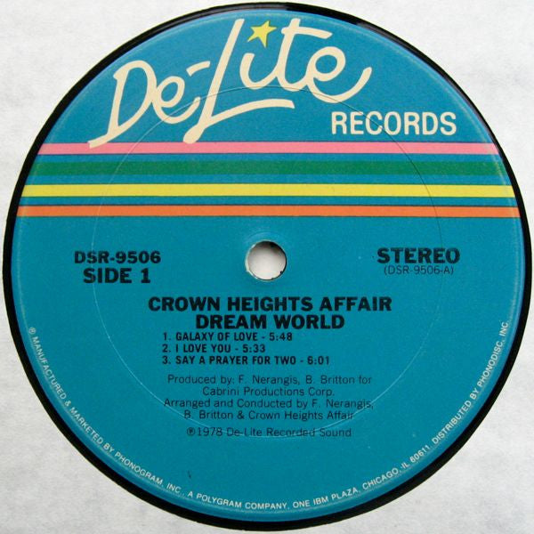 Crown Heights Affair : Dream World (LP, Album)