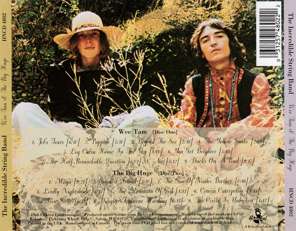 The Incredible String Band : Wee Tam & The Big Huge (2xCD, Album, RE)