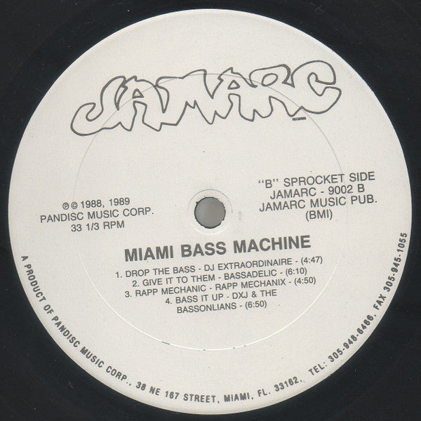 Various : The Miami Bass Machine (LP, Comp)