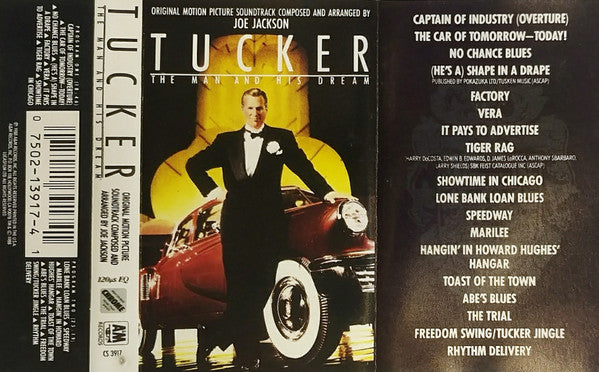 Joe Jackson : Tucker: The Man And His Dream (Original Motion Picture Soundtrack) (Cass, Album, Chr)
