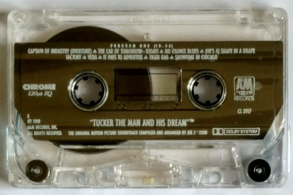 Joe Jackson : Tucker: The Man And His Dream (Original Motion Picture Soundtrack) (Cass, Album, Chr)