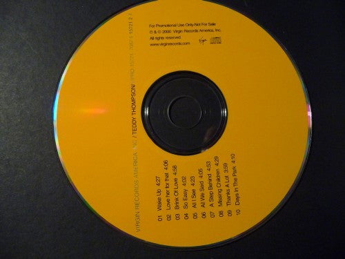 Teddy Thompson : Teddy Thompson (CD, Album, Promo)