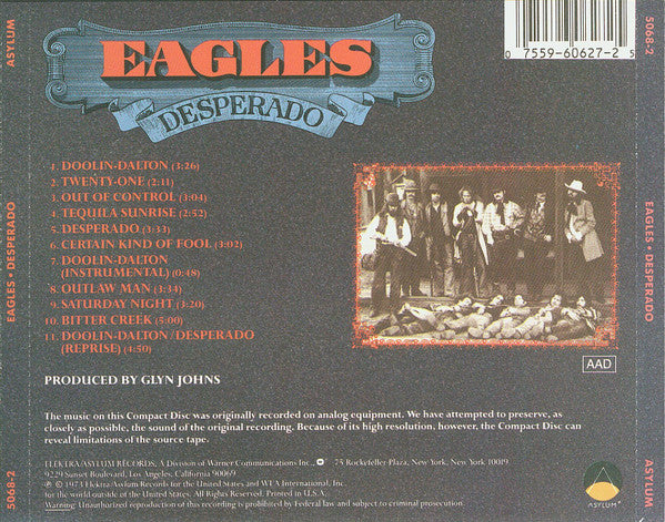 Eagles : Desperado (CD, Album, RE, SRC)