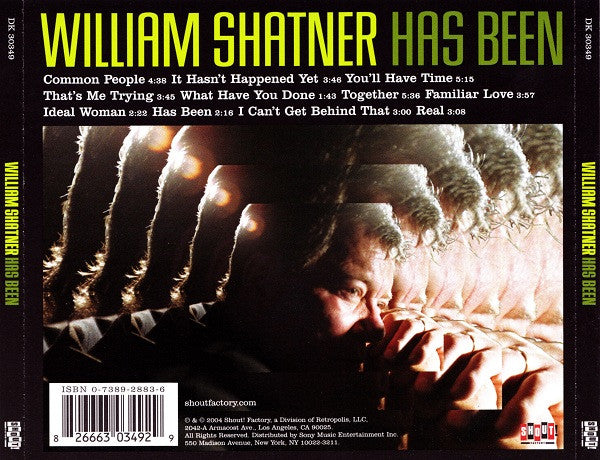 William Shatner : Has Been (CD, Album)