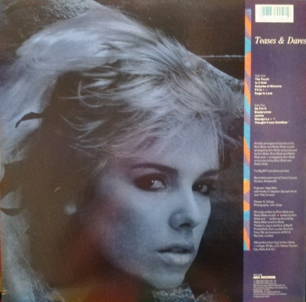Kim Wilde : Teases & Dares (LP, Album, Glo)