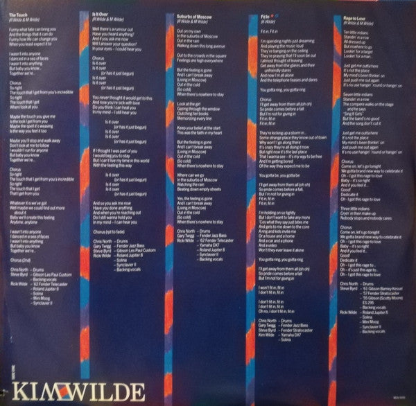 Kim Wilde : Teases & Dares (LP, Album, Glo)