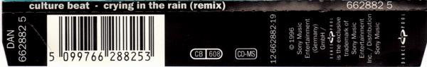 Culture Beat : Crying In The Rain (Remix) (CD, Maxi)