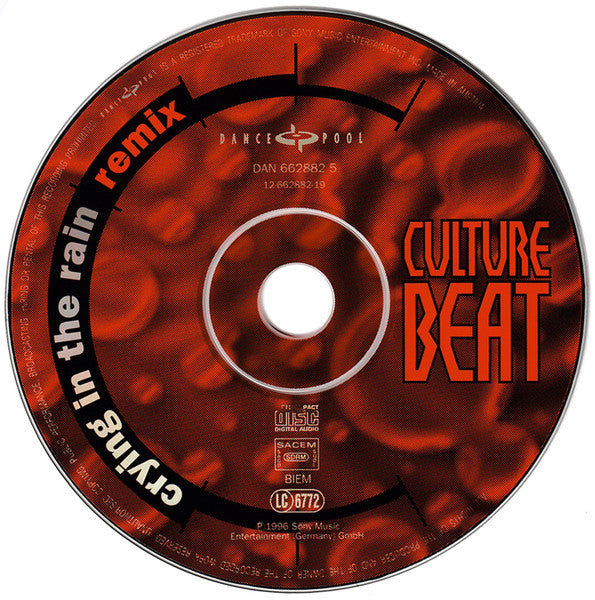 Culture Beat : Crying In The Rain (Remix) (CD, Maxi)