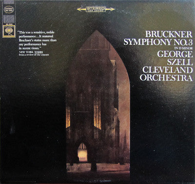 Anton Bruckner - George Szell & The Cleveland Orchestra : Symphony No. 3 In D Minor (LP, Album)