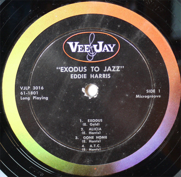 Eddie Harris : Exodus To Jazz (LP, Album, Mono)