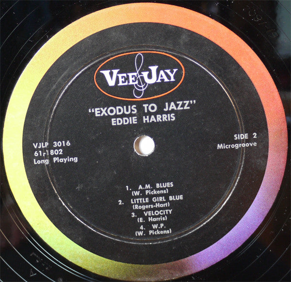 Eddie Harris : Exodus To Jazz (LP, Album, Mono)