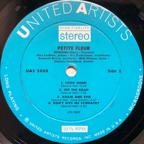 Edmond Hall : Petite Fleur (LP, Album)