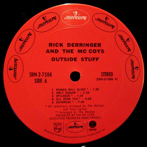 Rick Derringer And The McCoys : Outside Stuff (2xLP, Comp)