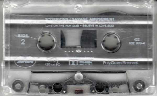 Scorpions : Savage Amusement (Cass, Album)