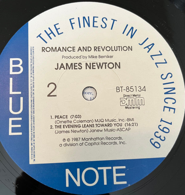 James Newton (2) : Romance And Revolution (LP, Album)