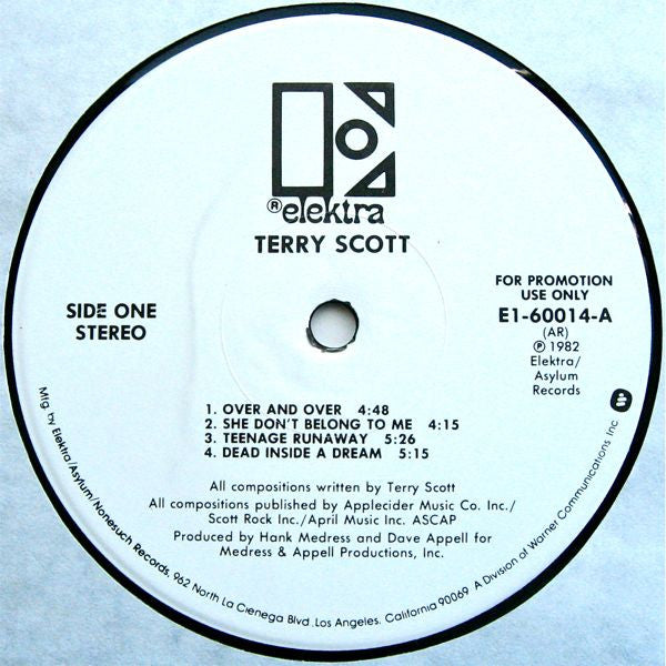 Terry Scott (7) : Terry Scott (LP, Album, Promo)