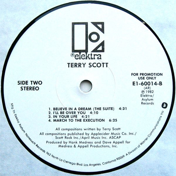 Terry Scott (7) : Terry Scott (LP, Album, Promo)