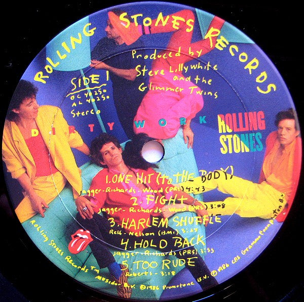 The Rolling Stones : Dirty Work (LP, Album, Pit)