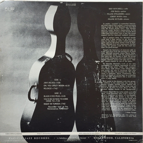 Red Mitchell : Rejoice! (LP, Album, Mono)