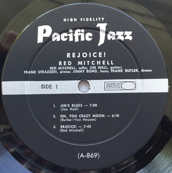 Red Mitchell : Rejoice! (LP, Album, Mono)