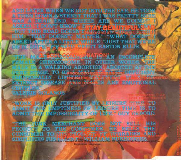 Manic Street Preachers : Stay Beautiful (CD, Single)