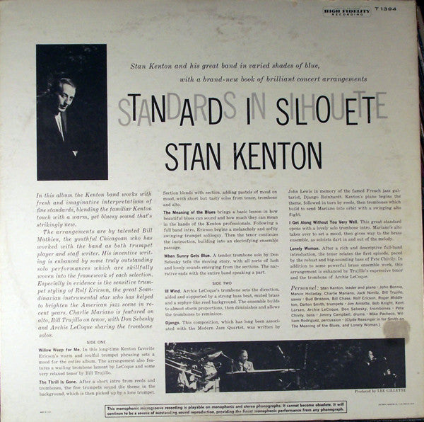 Stan Kenton : Standards In Silhouette (LP, Album)