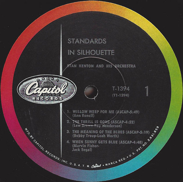 Stan Kenton : Standards In Silhouette (LP, Album)