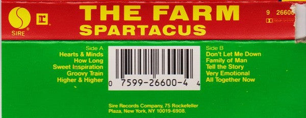 The Farm : Spartacus (Cass, Album, SR,)