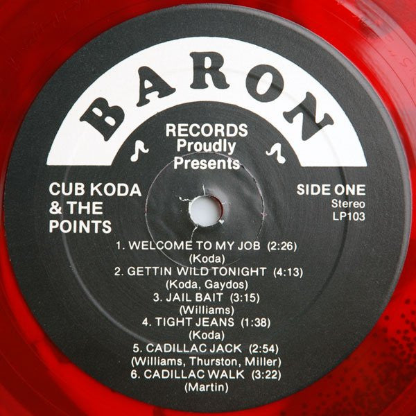 Cub Koda & The Points : Cub Koda & The Points (LP, Album, Red)