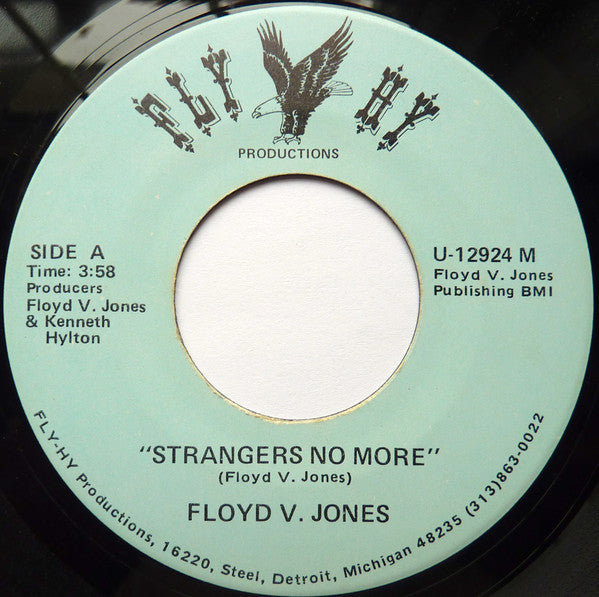 Floyd V. Jones : Strangers No More / Stepping In Time (7")